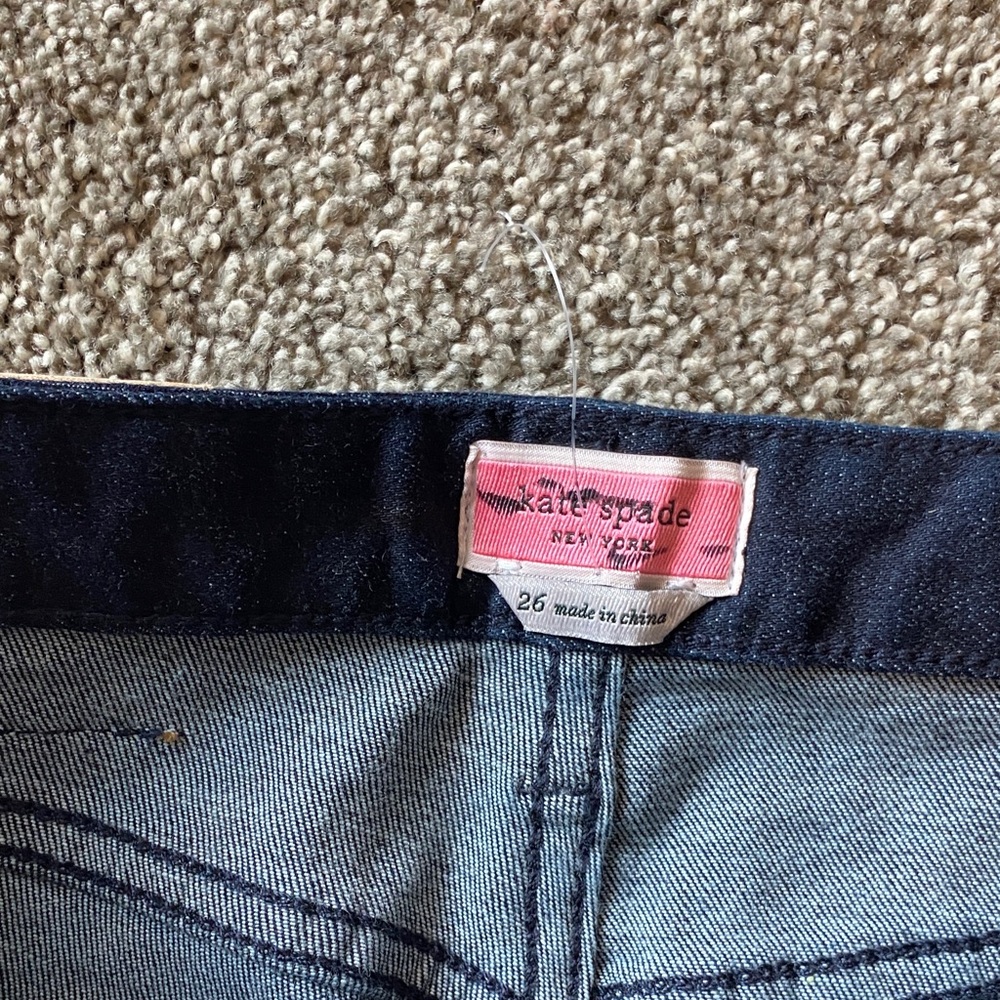 Kate Spade Dark Blue/Black Women's Skinny Jeans Size 26 - Picture 2 of 7